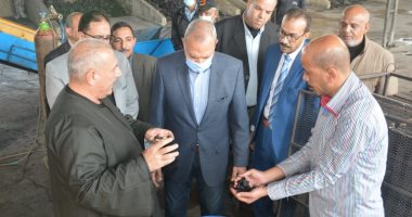 محافظ القليوبية يتابع مصانع الصفا الصناعية ومشروعات خدمية بالخانكة 