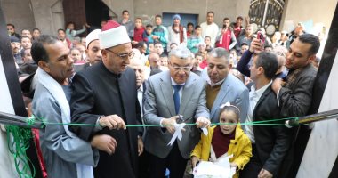 محافظ المنيا يفتتح مسجد الإمام الحسين بقرية بني حرام بمركز ديرمواس