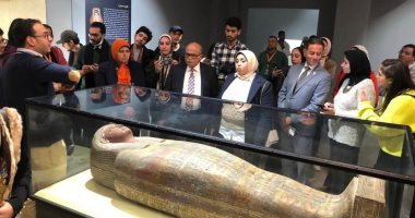  وفد الفنون الجميلة بجامعة الإسكندرية يشيدون بمحتويات متحف كفر الشيخ
