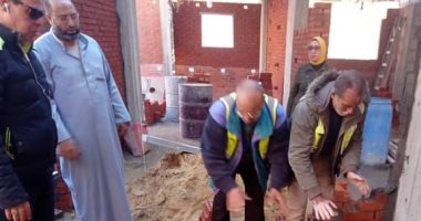 إزالة بناء مخالف فى الظهير الريفى بالمنتزه أول بالإسكندرية