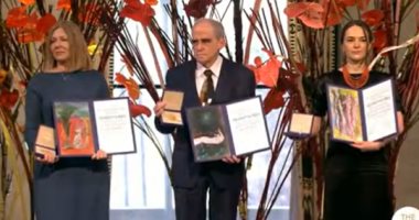 تسليم جائزة نوبل للسلام 2022 لناشط بيلاروسى ومنظمتين روسية وأوكرانية.. صور