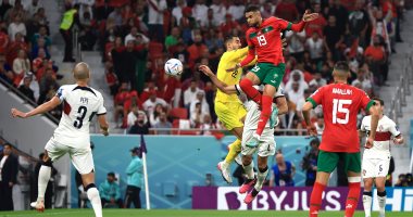 كأس العالم 2022.. المغرب يتفوق على البرتغال بهدف النصيرى فى الشوط الأول
