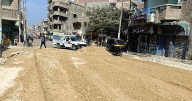 رصف الشوارع الداخلية وتجميل كورنيش بحر مويس بمنيا القمح بتكلفة 25 مليون جنيه