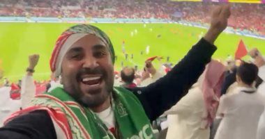 أحمد سعد من داخل الملعب: إيه المغرب الحلوة دى.. فيديو