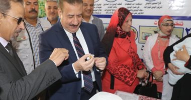 انطلاق حملة التطعيم ضد مرض شلل الأطفال بالمركز الصحى بشبين الكوم بالمنوفية