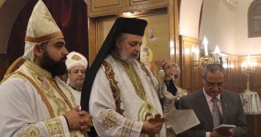 مطران إيبارشية الجيزة والفيوم للأقباط الكاثوليك يحتفل بعيد الحبل بلا دنس بكنيسة العذراء بشبرا