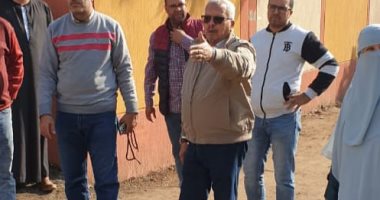 رئيس مياه المنوفية يتفقد أعمال المبادرة الرئاسية حياة كريمة بالشهداء
