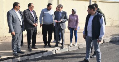 محافظ الغربية يتفقد مشروعات الرصف والتطوير بطنطا