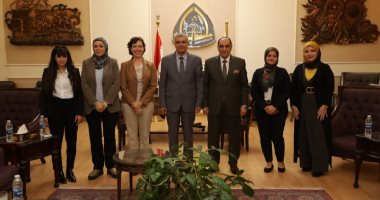 رئيس جامعة الزقازيق يستقبل وفدا من هيئة أمديست وبرنامج الجامعات الحكومية
