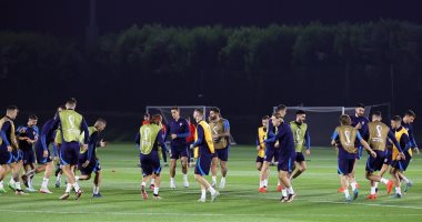 منتخب كرواتيا يختتم استعداداته لمواجهة الأرجنتين فى نصف نهائي كأس العالم