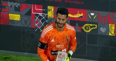 محمد الشناوي رجل مباراة الأهلي والاتحاد السكندري