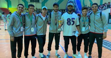 منتخب جامعة عين شمس للقدم الخماسى يفوز بالمركز الثالث بالبطولة العربية