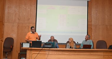 ورشة للتدريب على استخدام "الباركود Qr Code" فى الامتحانات بجامعة الفيوم