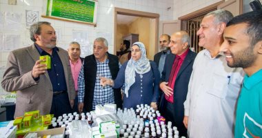 فحص وعلاج 1631 حالة بقافلة جامعة طنطا الطبية بمركز سمنود