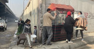 إزالة إشغالات المحال والباعة الجائلين فى حملة ببولاق