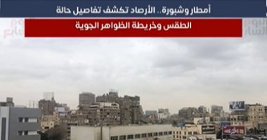 أمطار وشبورة.. الأرصاد تكشف خريطة الظواهر الجوية خلال الساعات القادمة.. فيديو