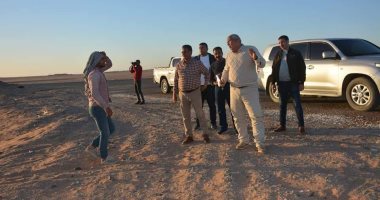محافظ الوادى الجديد يتابع أعمال توصيل خدمة الاتصالات بمنطقة قرى درب الأربعين