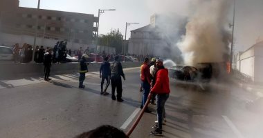 إخماد حريق محدود فى لوحة كهرباء أمام كنيسة بالمحلة