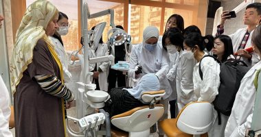 جامعة المنصورة تستقبل وفدا طلابيا من جامعة هونج كونج للتدريب فى طب الأسنان