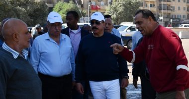 محافظ أسوان يتفقد تجهيزات مشروع تغطية مصرف السيل بتكلفة 365 مليون جنيه.. صور