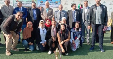 رئيس جامعة بنها يكرم الفائزين بدورى الصفوف الدراسية والألعاب الجامعية