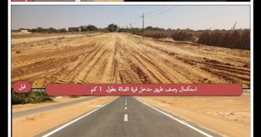 محافظ الجيزة: رصف وتطوير 8 طرق حيوية بمركز الواحات البحرية