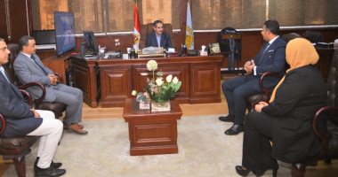 محافظ الغربية يستقبل وفد حقوق الإنسان قبل اجتماعه مع ممثلى القطاعات الحكومية 
