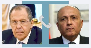شكرى يبحث مع نظيره الروسى التطورات على المستويين الإقليمى والدولى