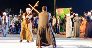 الأقصر تشهد فعاليات الدورة 12 لمهرجان التحطيب فى ساحة أبو الحجاج الأقصرى.. صور