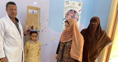 انطلاق حملة الكشف عن الأنيميا والتقزم بمدارس الريف فى قنا.. صور
