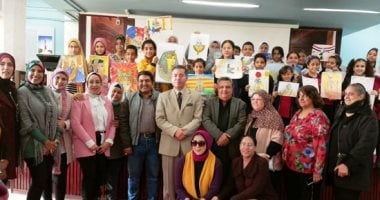 تعليم الغربية تشارك بالمهرجان الأول لرسوم الأطفال ذات الطابع الأثري والتاريخي.. صور