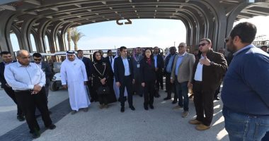 وزير الإسكان يتفقد مع نظرائه العرب ورؤساء الوفود كابيتال بارك بالعاصمة الجديدة