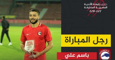 باسم على رجل مباراة فيوتشر وغزل المحلة فى الدورى الممتاز