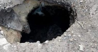 هبوط أرضي بحي شرق شبرا الخيمة وفرق الطوارئ تعالجه وتعيد الحركة المرورية