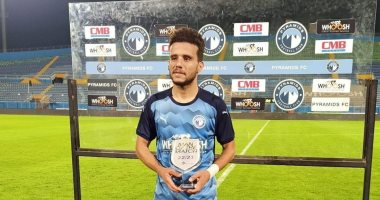 مصطفى فتحى رجل مباراة بيراميدز وأسوان