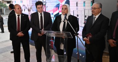 وزيرة التضامن تفتتح فرع بنك ناصر بمنطقة الأسمرات لخدمة 17 ألف أسرة 