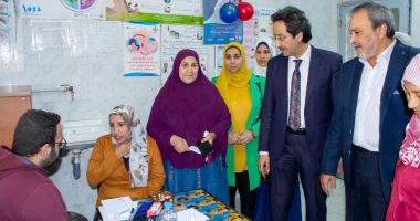 تقديم الرعاية الطبية لـ1219 حالة بقافلة جامعة طنطا فى مركز بسيون
