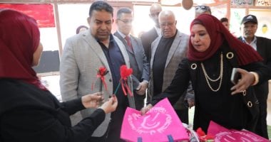 افتتاح معرض ختام الأنشطة التعليمية للطلاب ذوى الهمم بالوادى الجديد.. صور