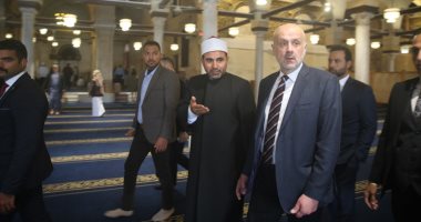 تفاصيل زيارة وزير الداخلية اللبنانى للجامع الأزهر.. صور
