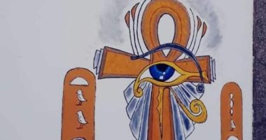 10 صور ترصد ابداع طلاب جامعة قناة السويس بالرسم على جدران الكليات