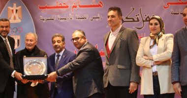 اتحاد السلة يُكرّم محمد عبد المطلب فى حضور  حطب  وحسن مصطفى 