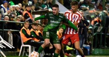 أتلتيكو مدريد يتعادل مع ارينتيرو 1 - 1 فى الشوط الأول من كأس ملك إسبانيا