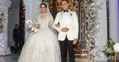حفل زفاف فريال أشرف بطلة الكاراتيه والأولمبياد.. صور