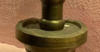 "شمعدان النحاس" قطعة أثرية تعود للعصر العثمانى بمتحف آثار الغردقة.. صور