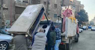 إزالة 280 حالة تعدٍ فى حملة مكبرة بحى شمال الجيزة