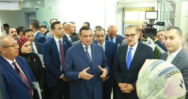 وزير التنمية المحلية ومحافظ كفر الشيخ يتفقدان إدارة التخطيط والتنمية العمرانية