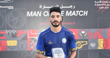 محمد حمدي زكي رجل مباراة أسوان وإنبي