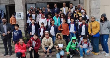 "هندسة طنطا" تستقبل الأطفال المشاركين في جامعة الطفل