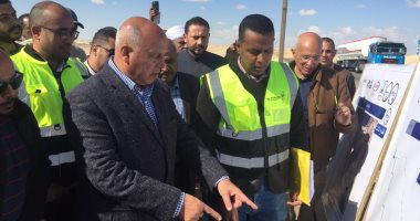 وزير النقل يتفقد مواقع العمل بالخط الثانى للقطار السريع من سوهاج لحدائق أكتوبر