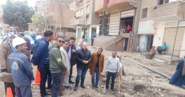 نائب محافظ الجيزة يتفقد سير العمل بمشروعات الخطة الاستثمارية فى البدرشين